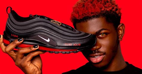 lil nas nike sneakers|lil nas x shoes satan.